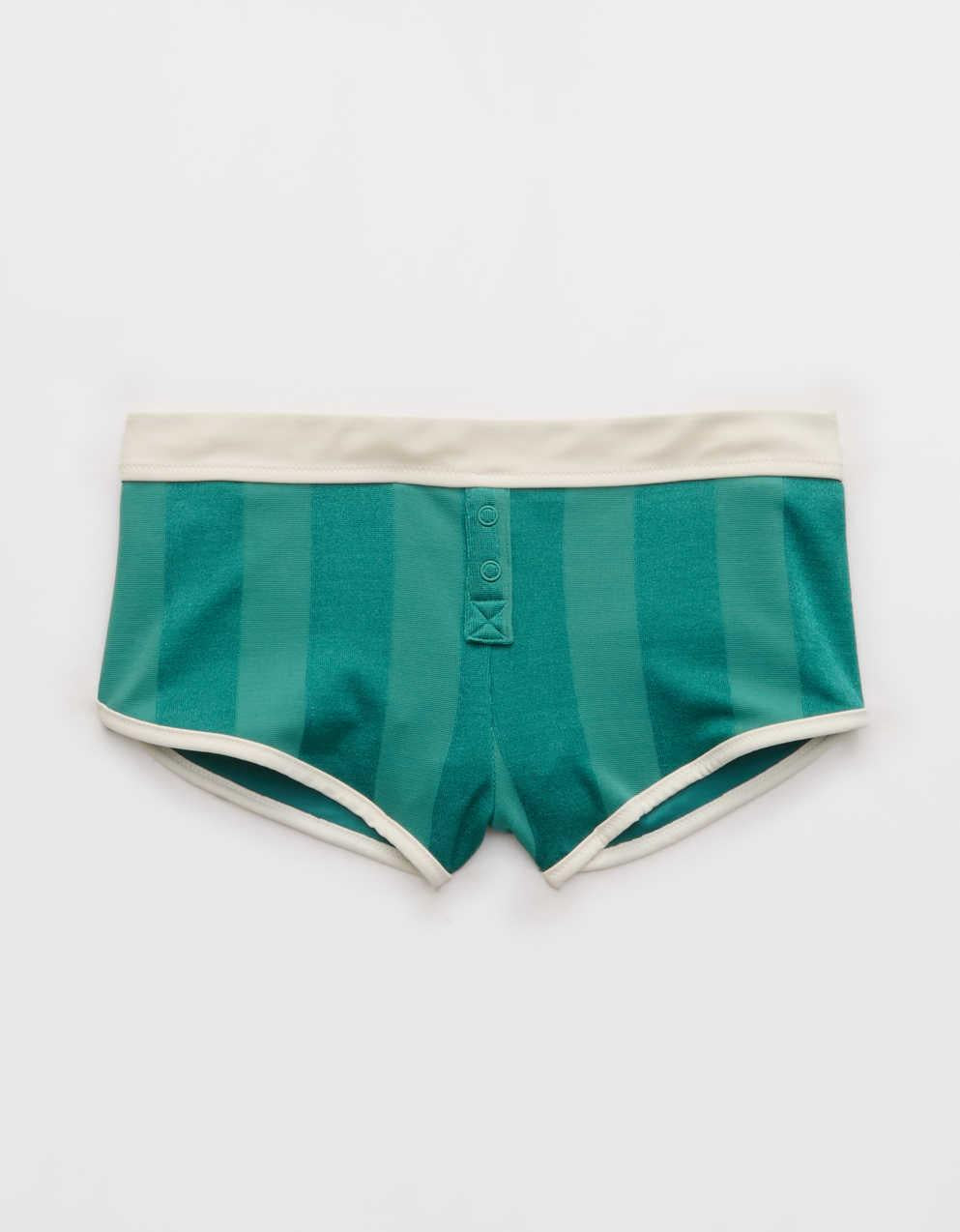 Aerie Shine Cheeky Boyshort Bikini Bottom