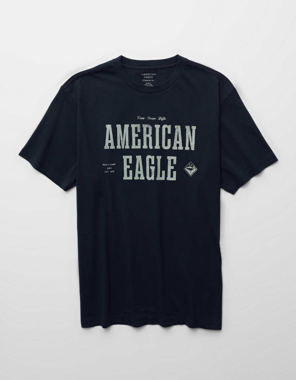 AE Standard Fit Graphic Logo T-Shirt