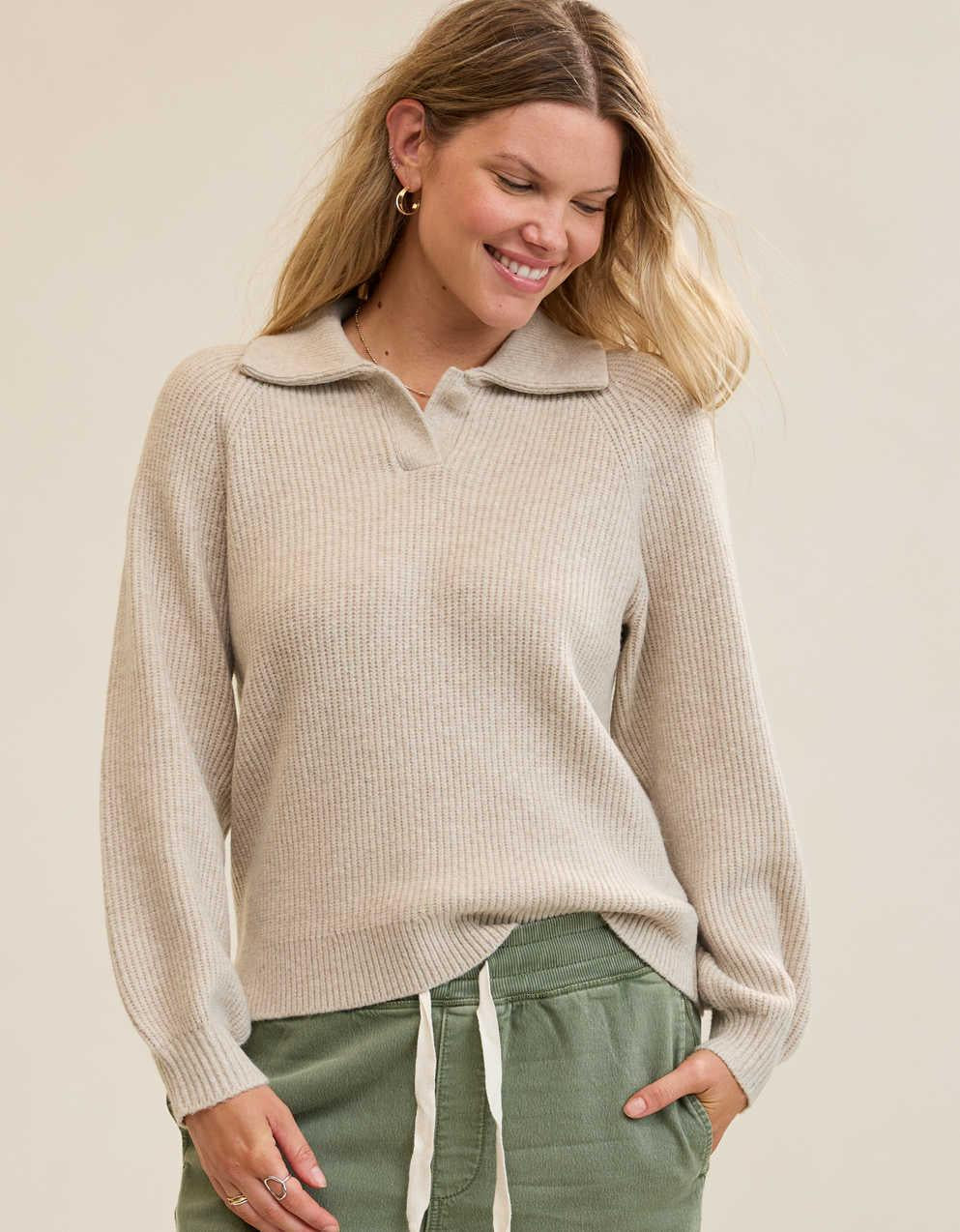 Aerie Classic Quarter Button Sweater
