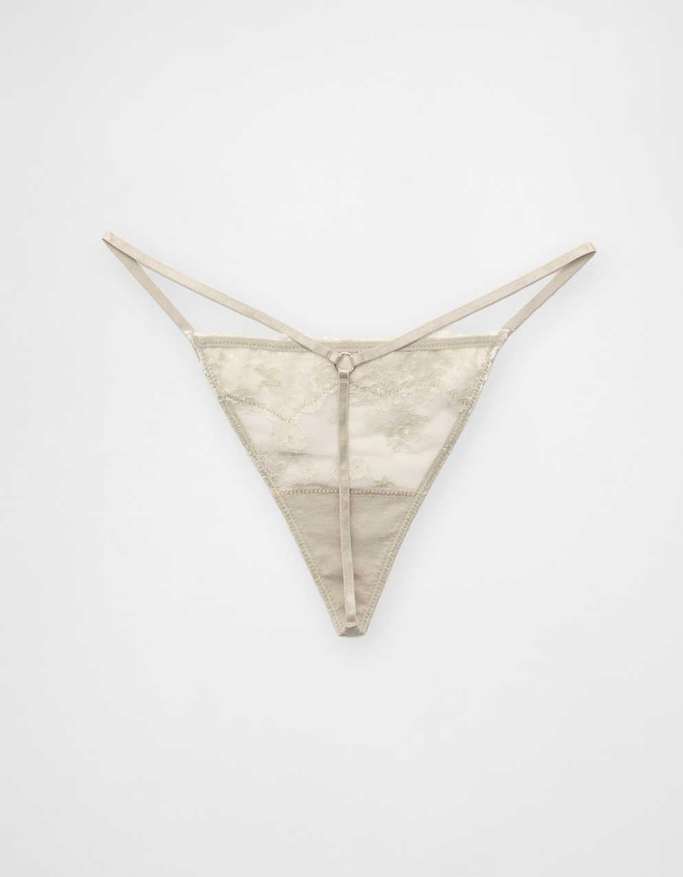 Show Off Lace String Thong Underwear