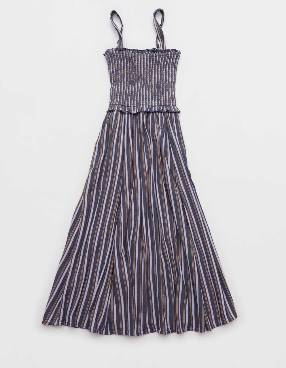 Aerie At The Barre Smocked Dress