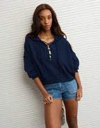 AE Big Hug Lace-Up Hoodie