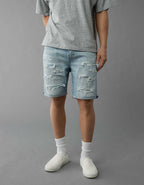 AE 9" EasyFlex Patched Denim Short