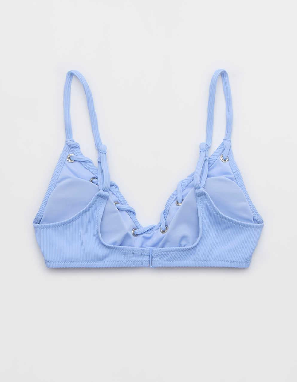 Aerie Ribbed Voop Bikini Top