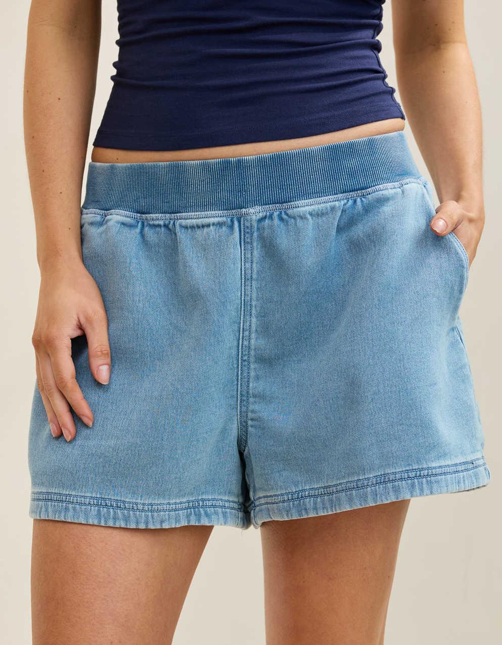 Aerie Daydream Denim Stretch Short