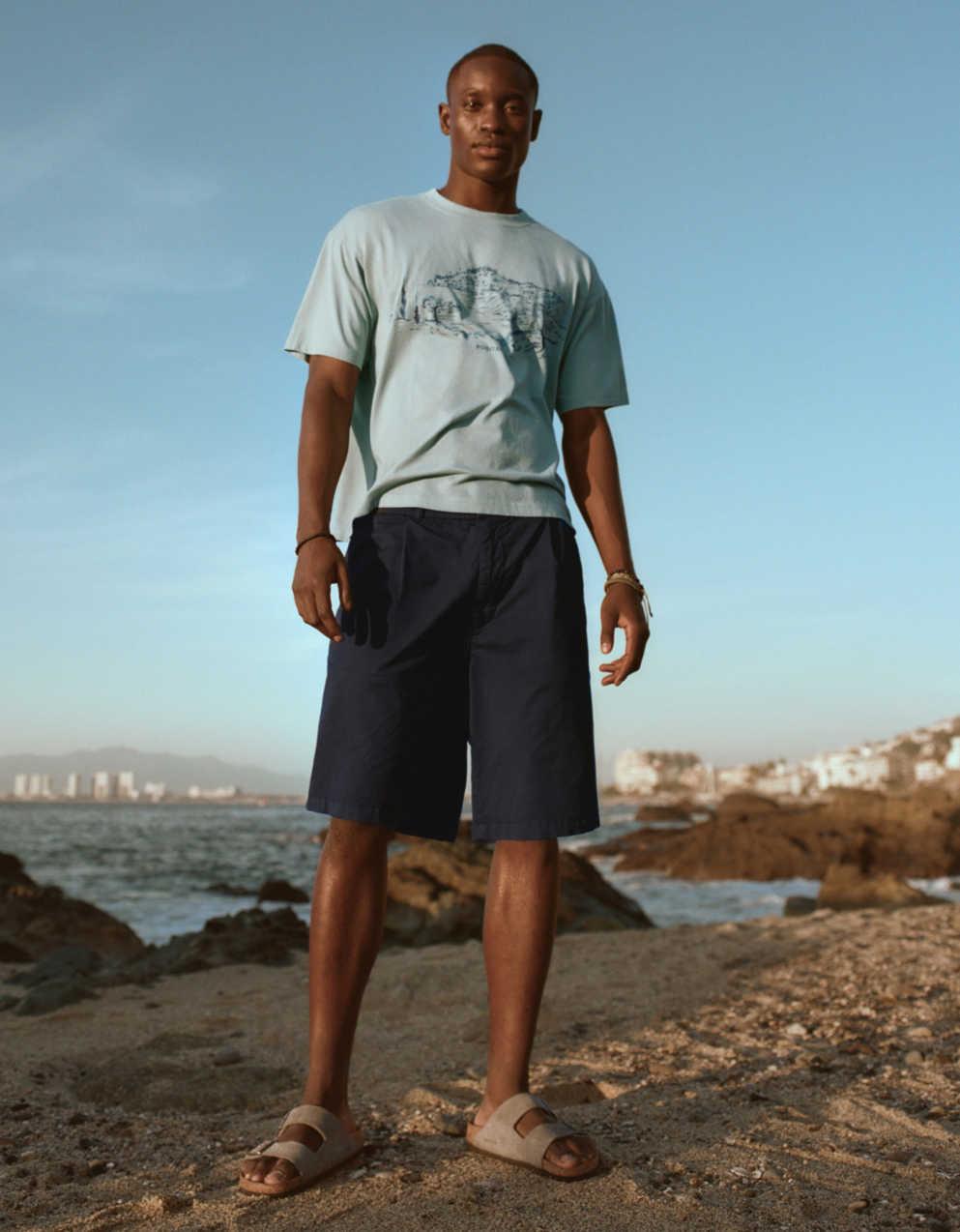AE Flex Loose Pleated Pull-On Short