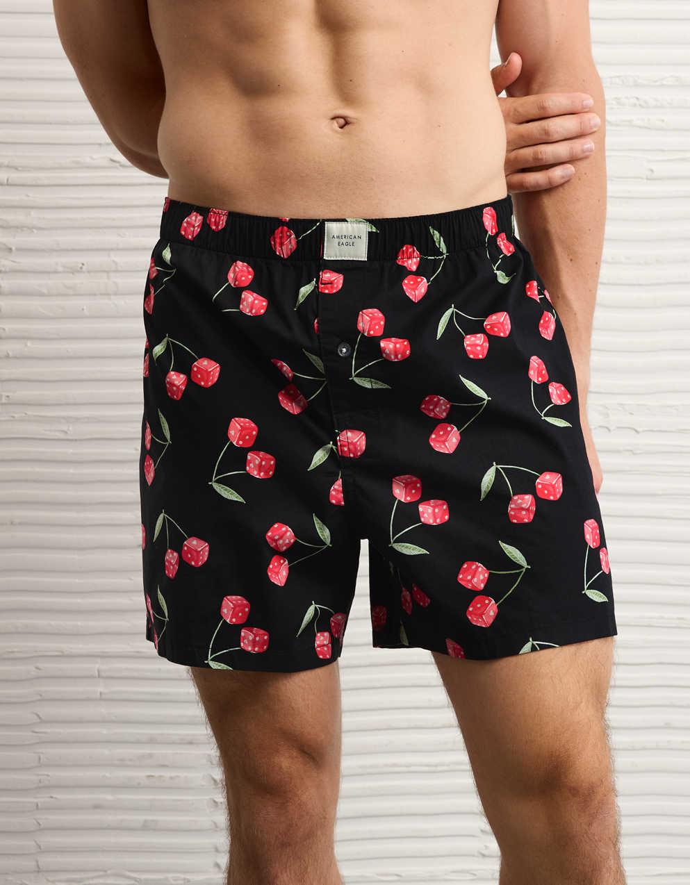 AEO Men's Cherry Dice Stretch Boxer Short