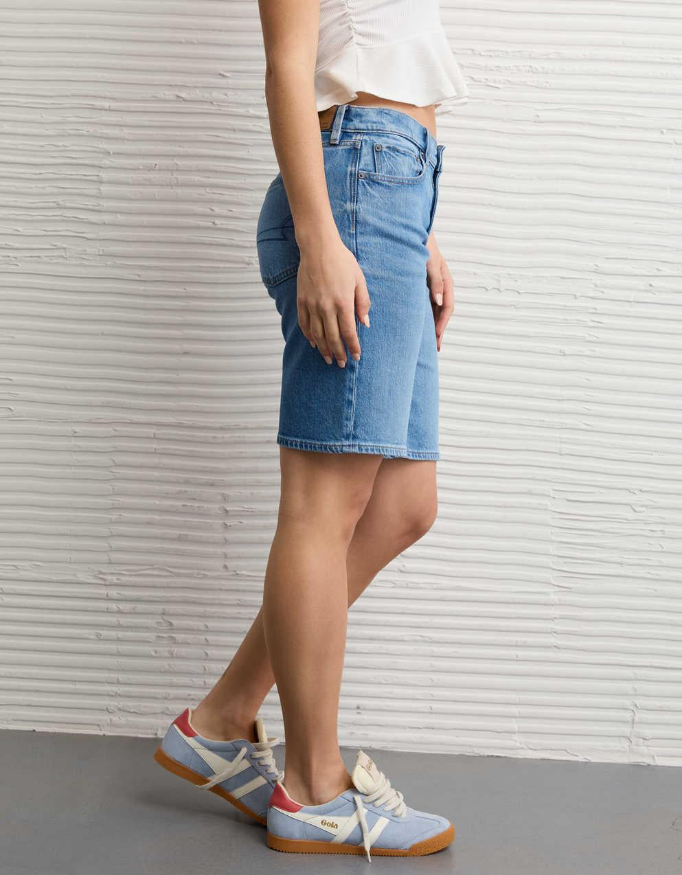 AE Stretch High-Waisted 11" Jort