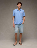 AE Standard Fit Pop Logo Pique Polo Shirt