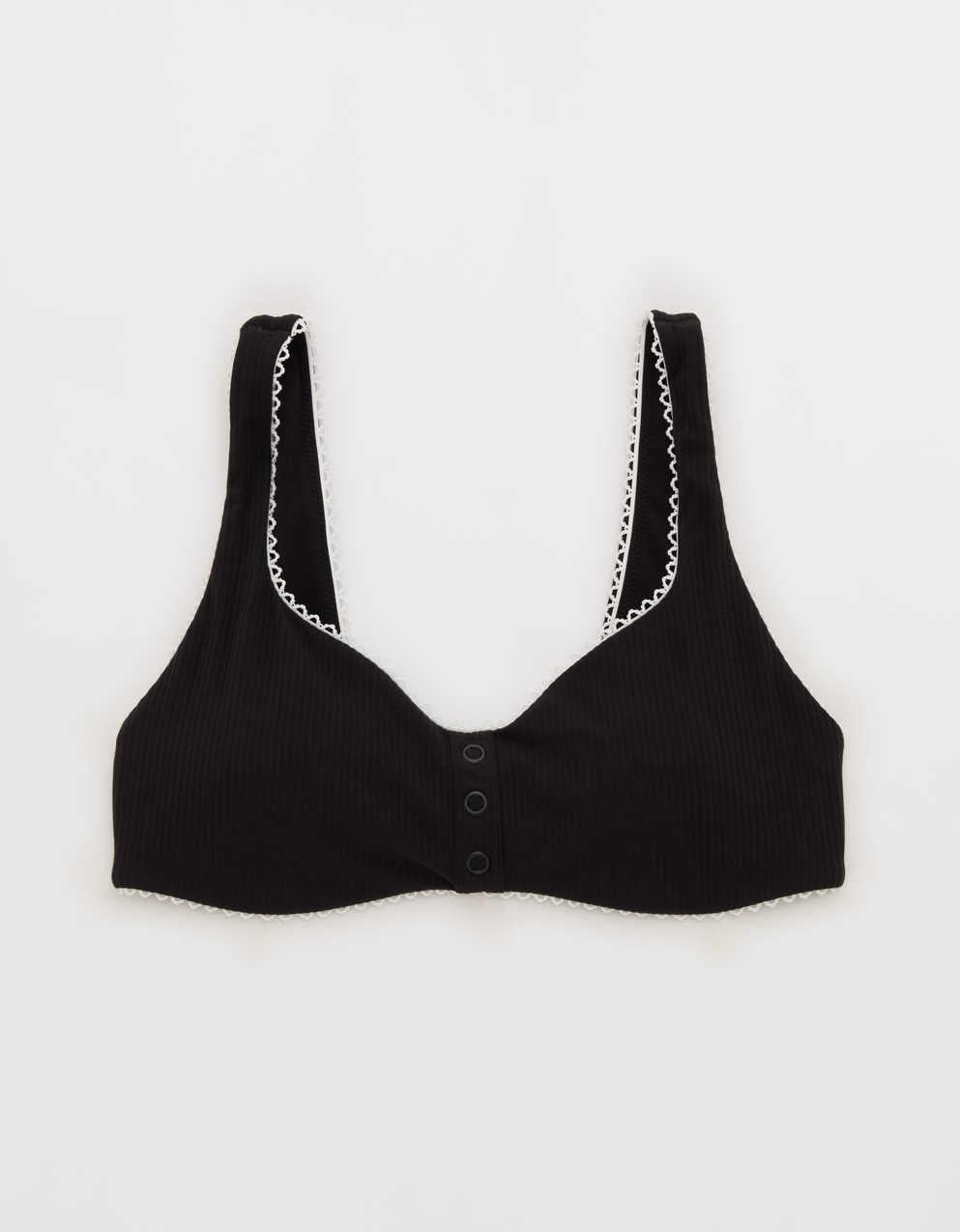 OFFLINE By Aerie Real Me XTRA Rib Picot Sports Bra