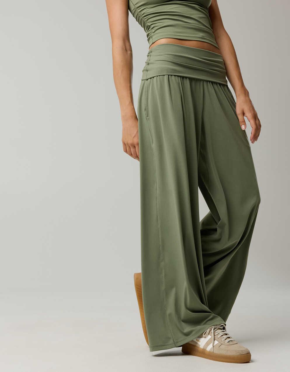 OFFLINE By Aerie Real Me Foldover Super Wide Leg Pant