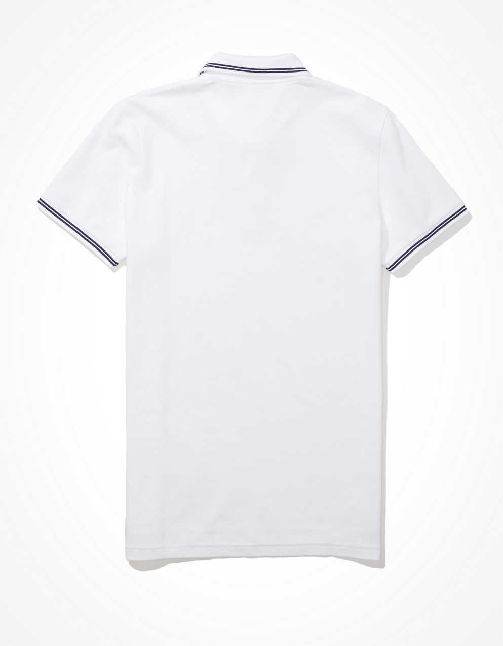 AE Slim Fit Tipped Pique Polo Shirt
