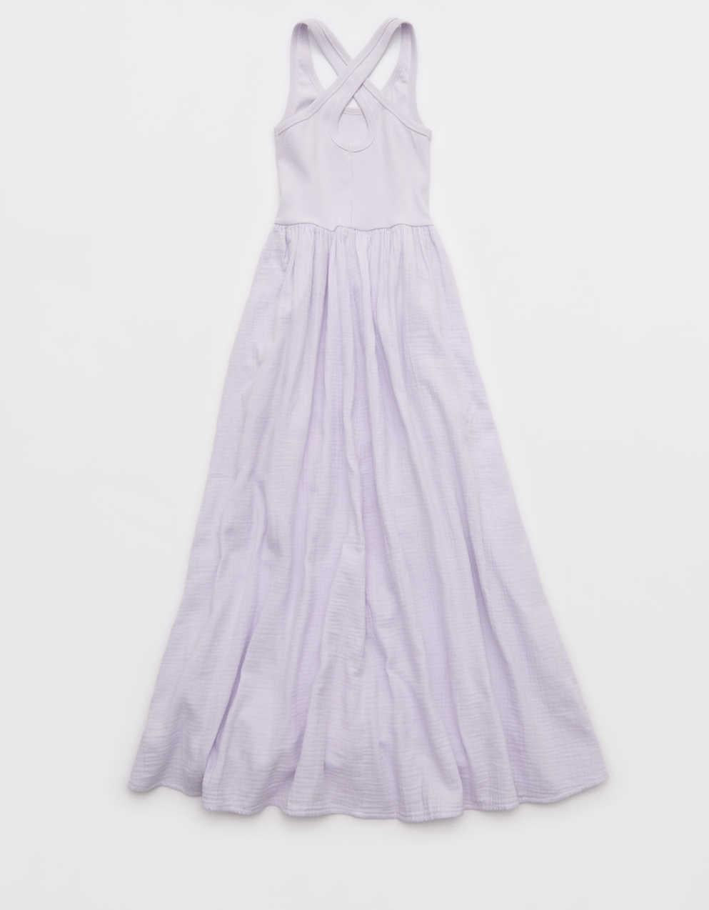 Aerie At The Barre Cross Back Dress
