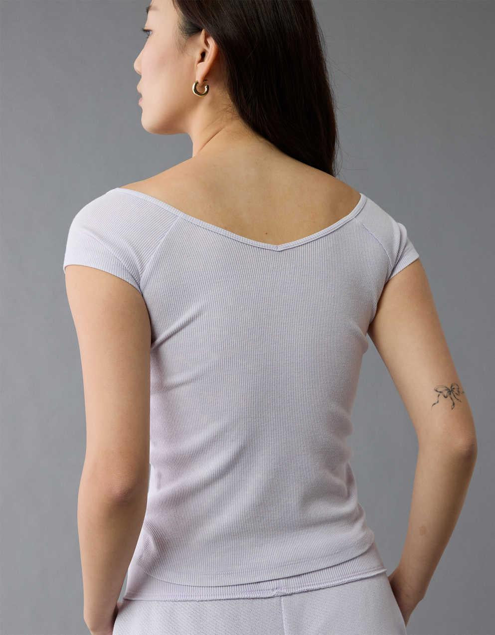 AE Saltwash V-Neck Baby Tee