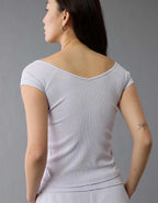 AE Saltwash V-Neck Baby Tee