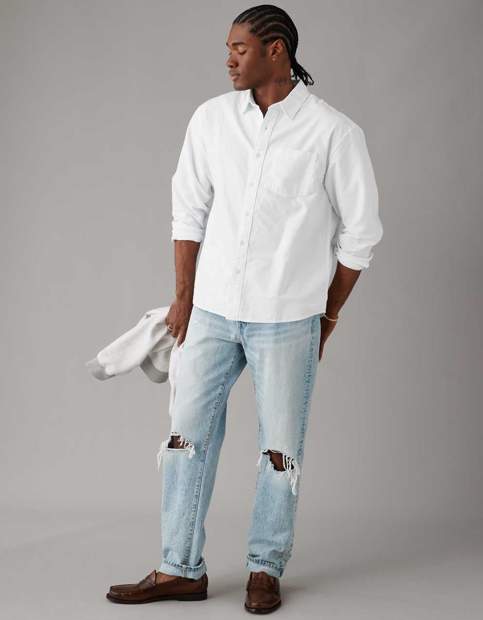AE Everyday Classic Fit Oxford Button-Up Shirt