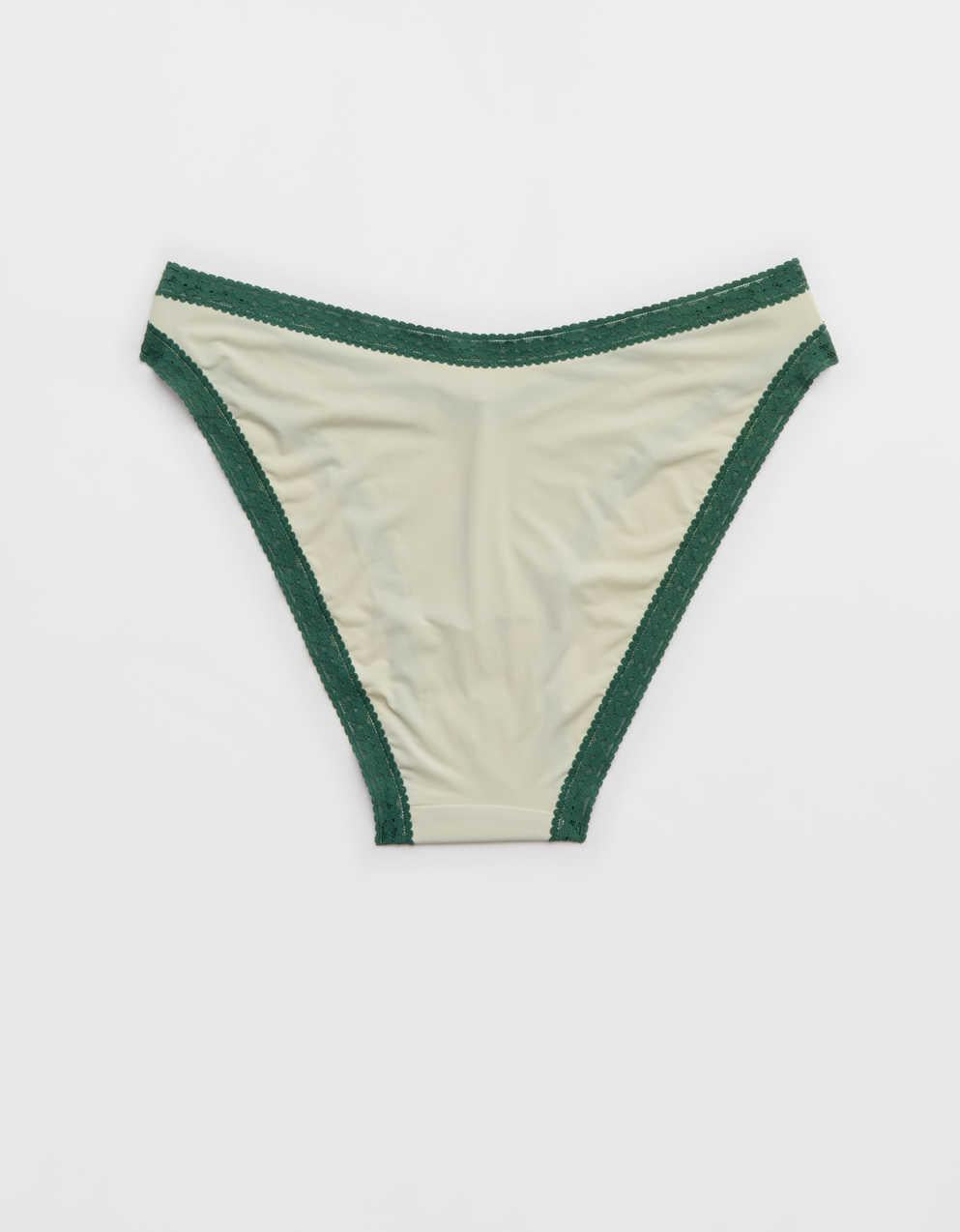 SMOOTHEZ Microfiber Lace Bikini Underwear