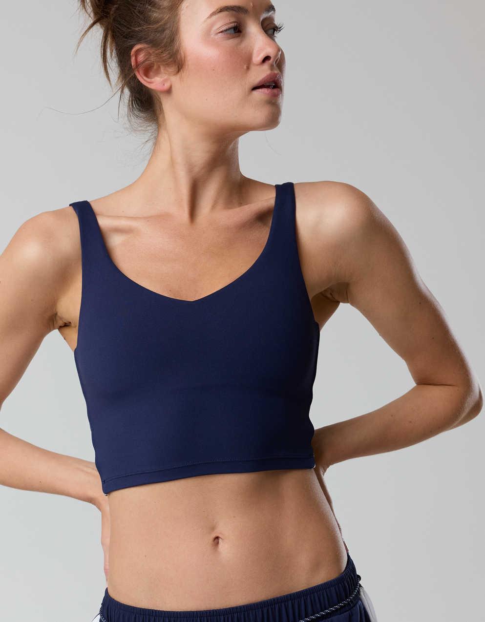OFFLINE By Aerie Real Me Track Low Key Longline Sports Bra