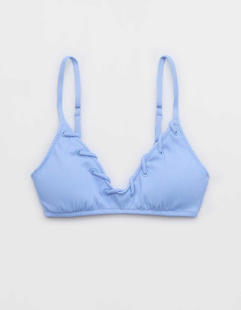 Aerie Ribbed Voop Bikini Top