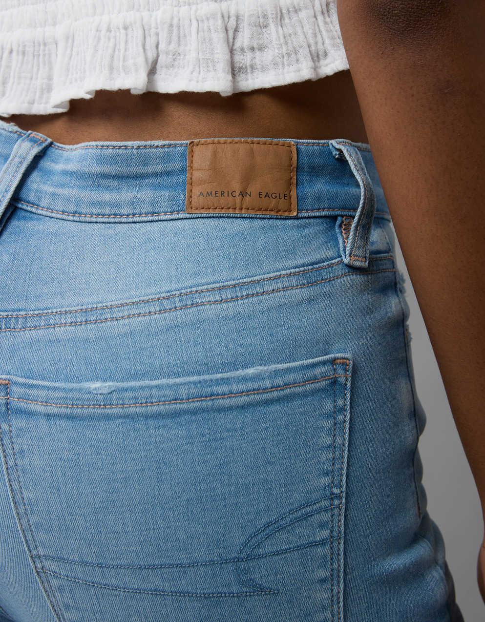 AE Super High-Waisted Ripped Jegging