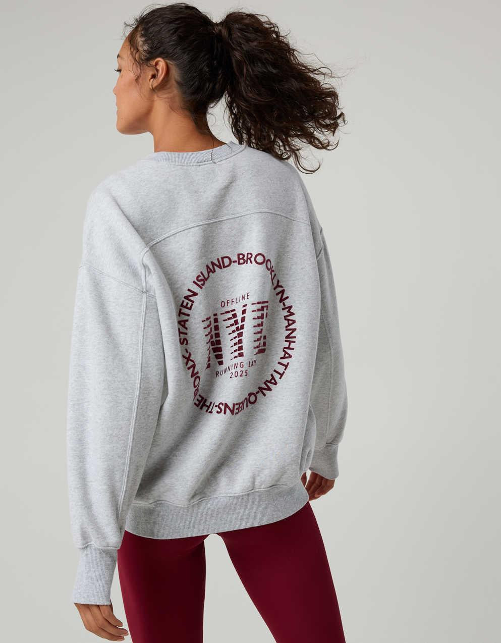 OFFLINE By Aerie Cloud Fleece Oversized Crewneck Sweatshirt