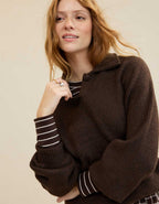 Aerie Classic Quarter Button Sweater