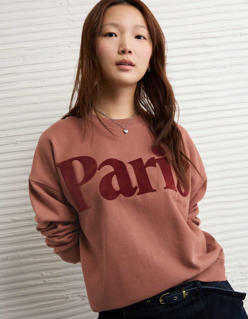 AE Graphic Crew Neck Sweatshirt