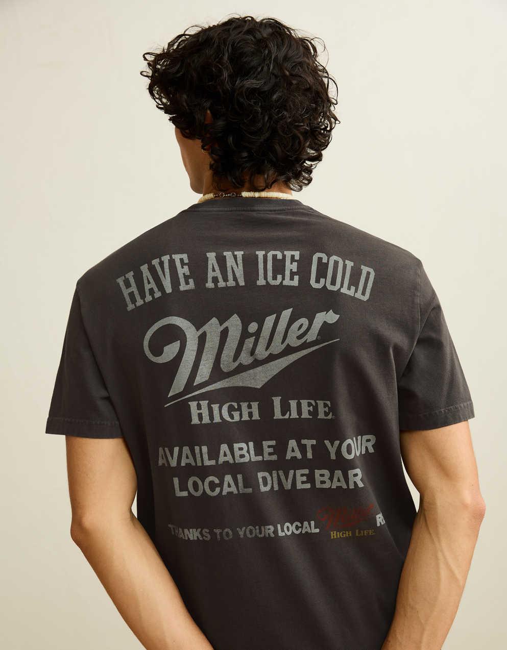 AE Standard Fit Miller High Life Graphic T-Shirt