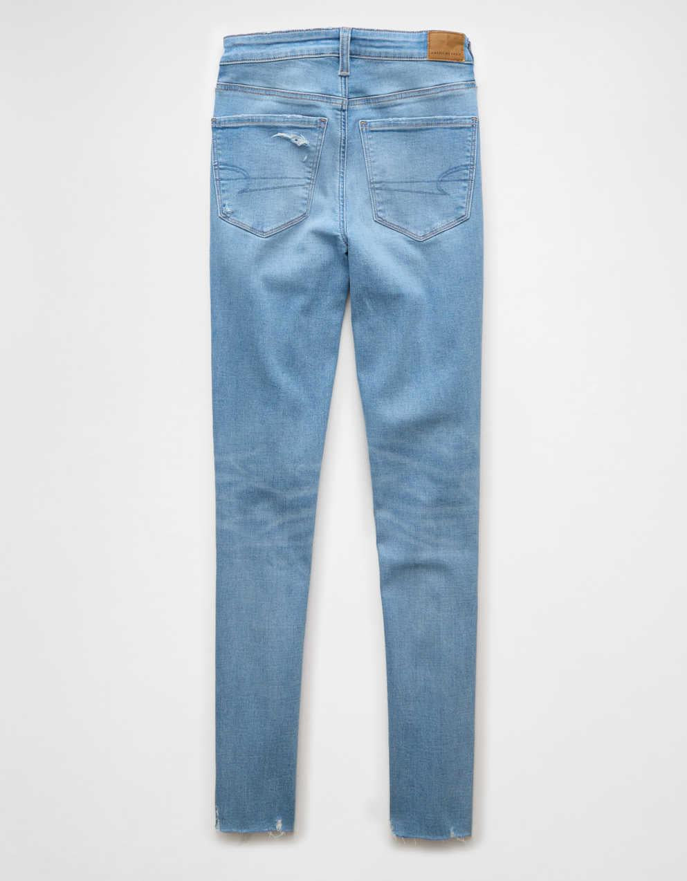 AE Super High-Waisted Ripped Jegging