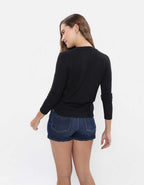 AE Long-Sleeve Waffle Plush Crew Neck Tee