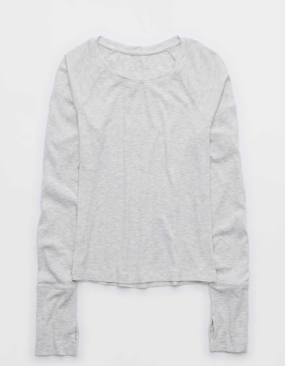 OFFLINE By Aerie Thumbs Up Fitted Ribbed T-Shirt