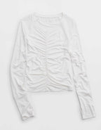 OFFLINE By Aerie Thumbs Up Ruched Long Sleeve T-Shirt