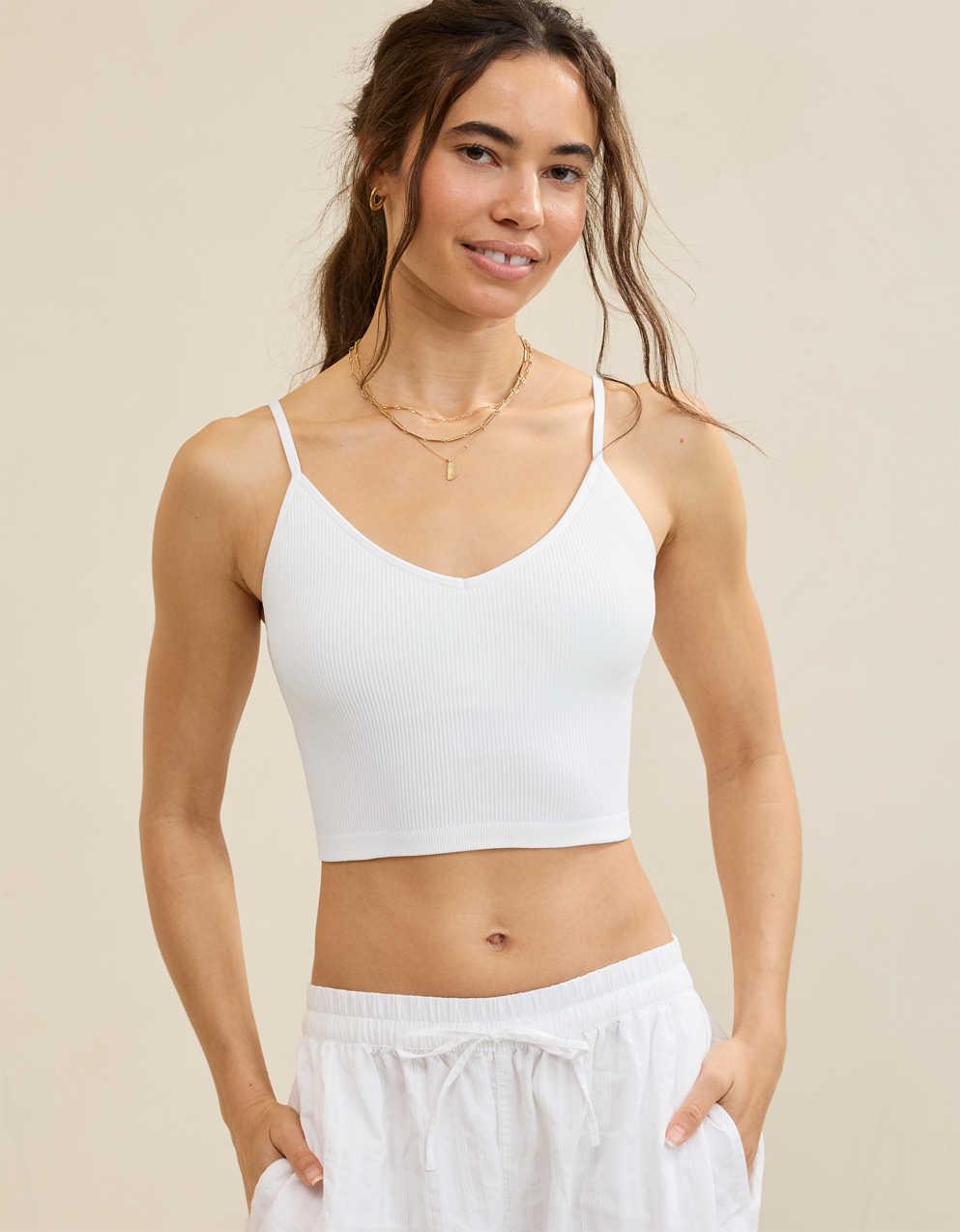 Superchill Seamless Rib Padded Bra Top