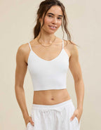 Superchill Seamless Rib Padded Bra Top