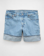 AE 6" Strigid Super High-Waisted Relaxed Denim Short