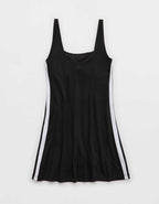 OFFLINE By Aerie Real Me XTRA Square Neck Track Mini Dress