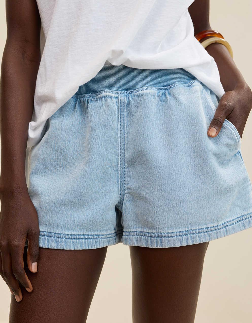 Aerie Daydream Denim Stretch Short