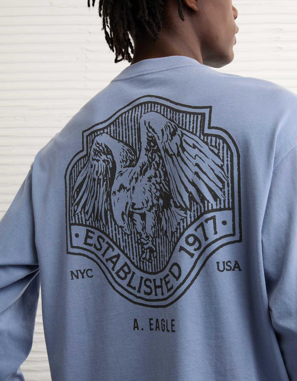 AE Boxy Long Sleeve Graphic T-Shirt