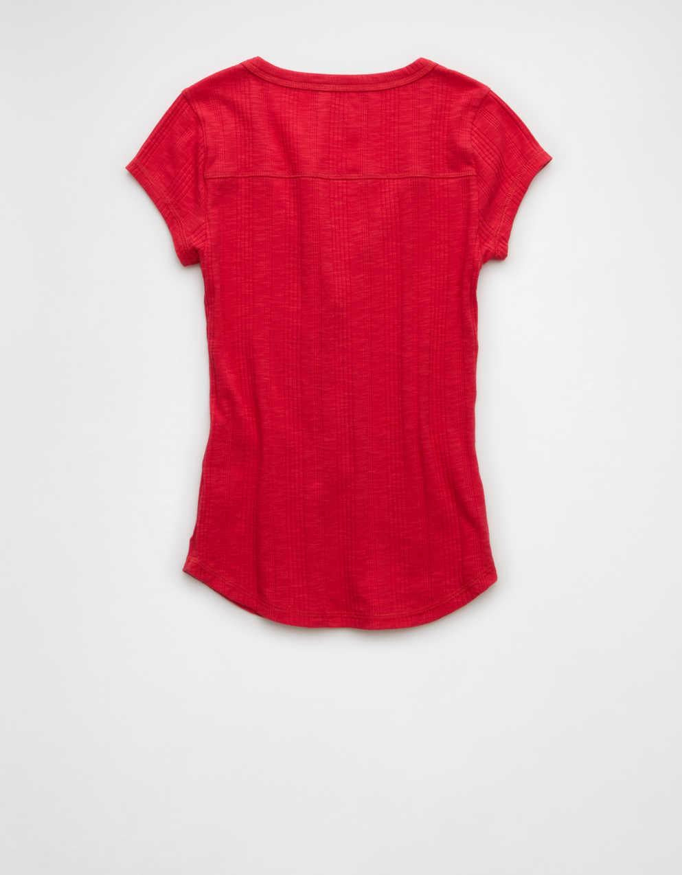 AE V-Neck Henley T-Shirt
