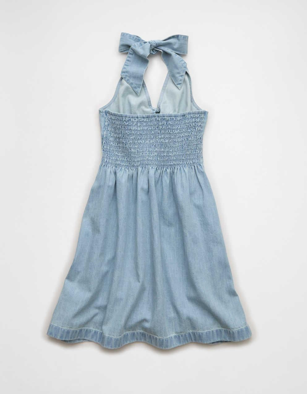 AE Halter Keyhole Mini Dress