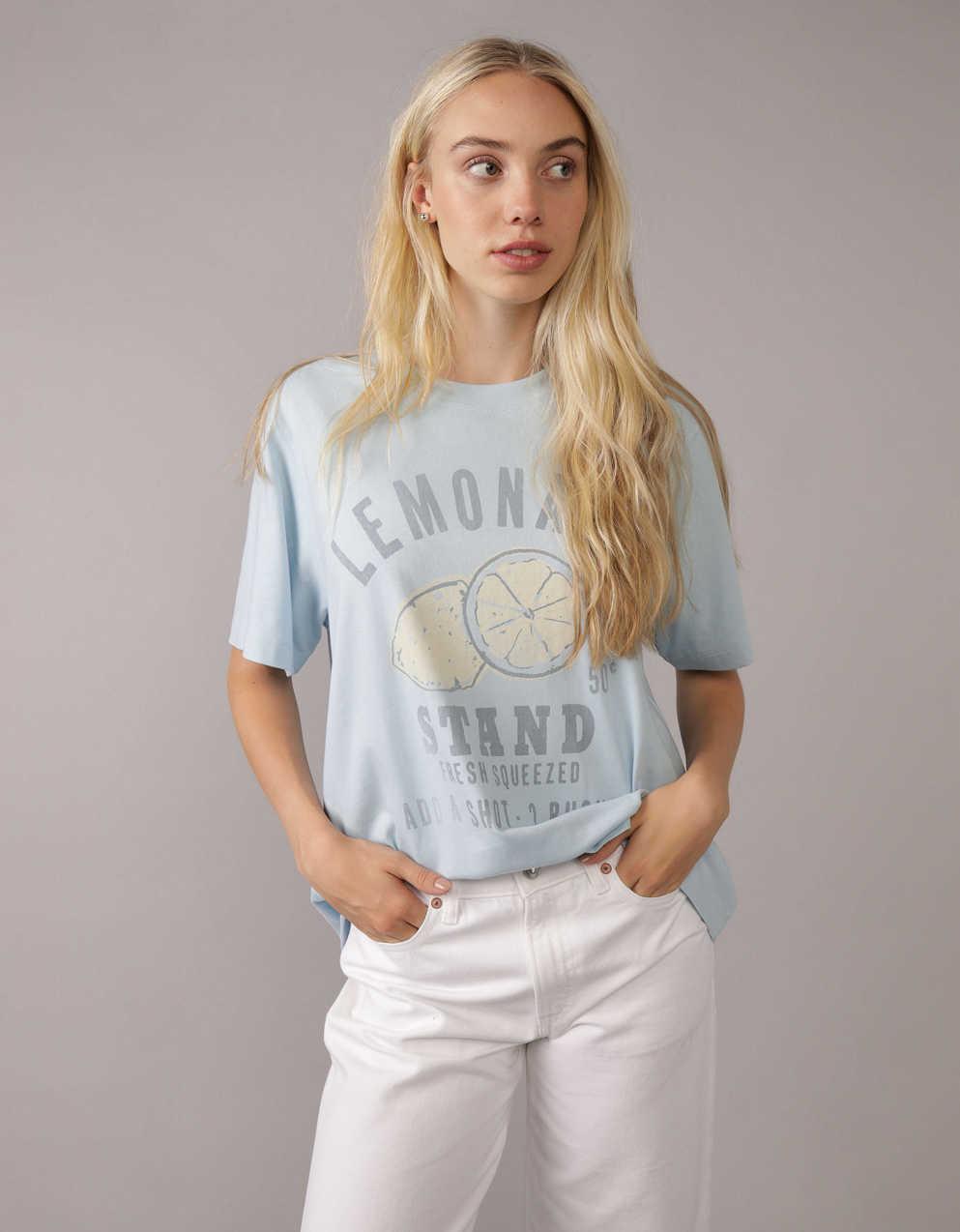 AE Oversized Food Graphic T-Shirt