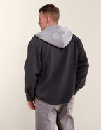 AE Relaxed Fit Hooded Flannel