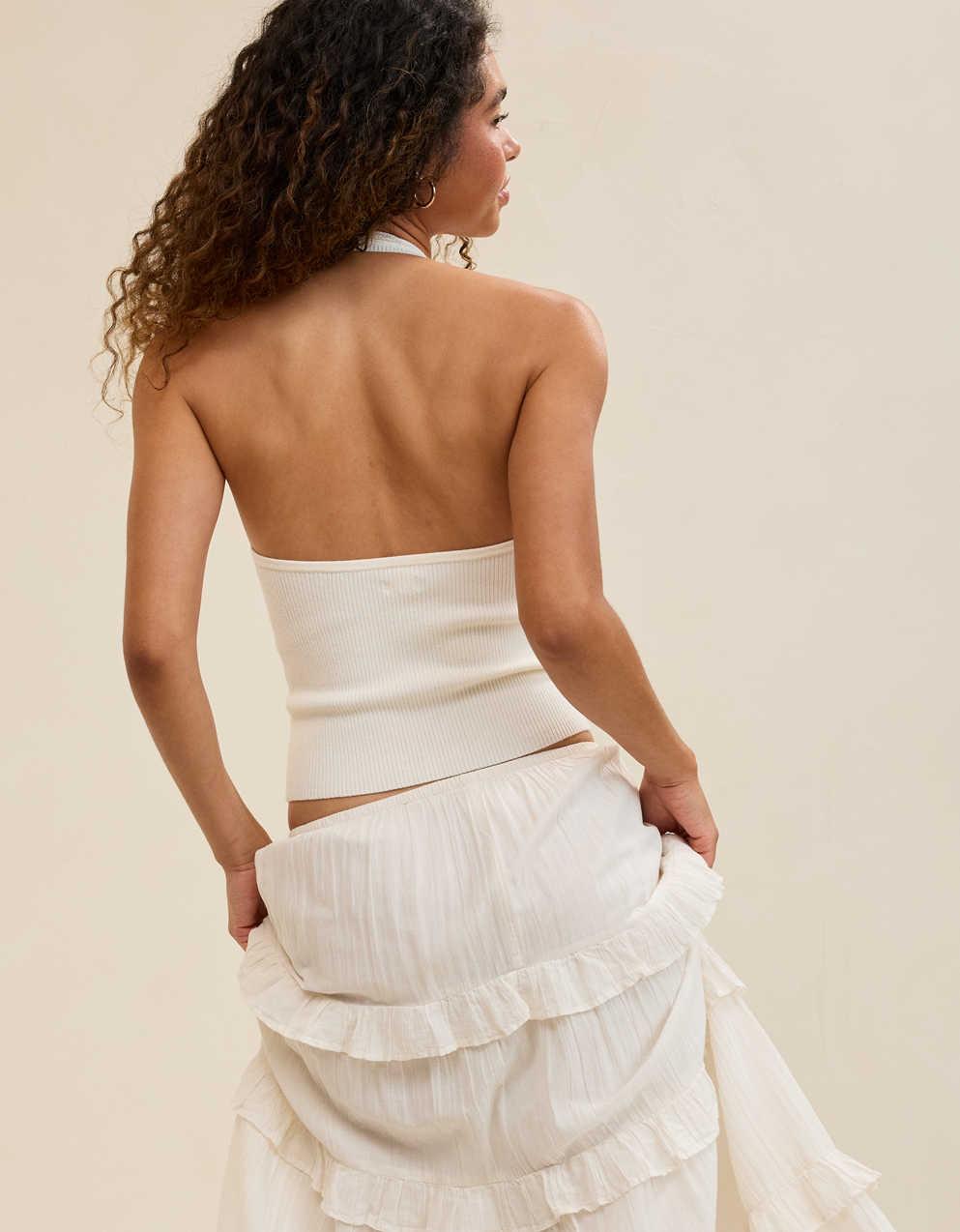Aerie Sweater Halter Tank Top