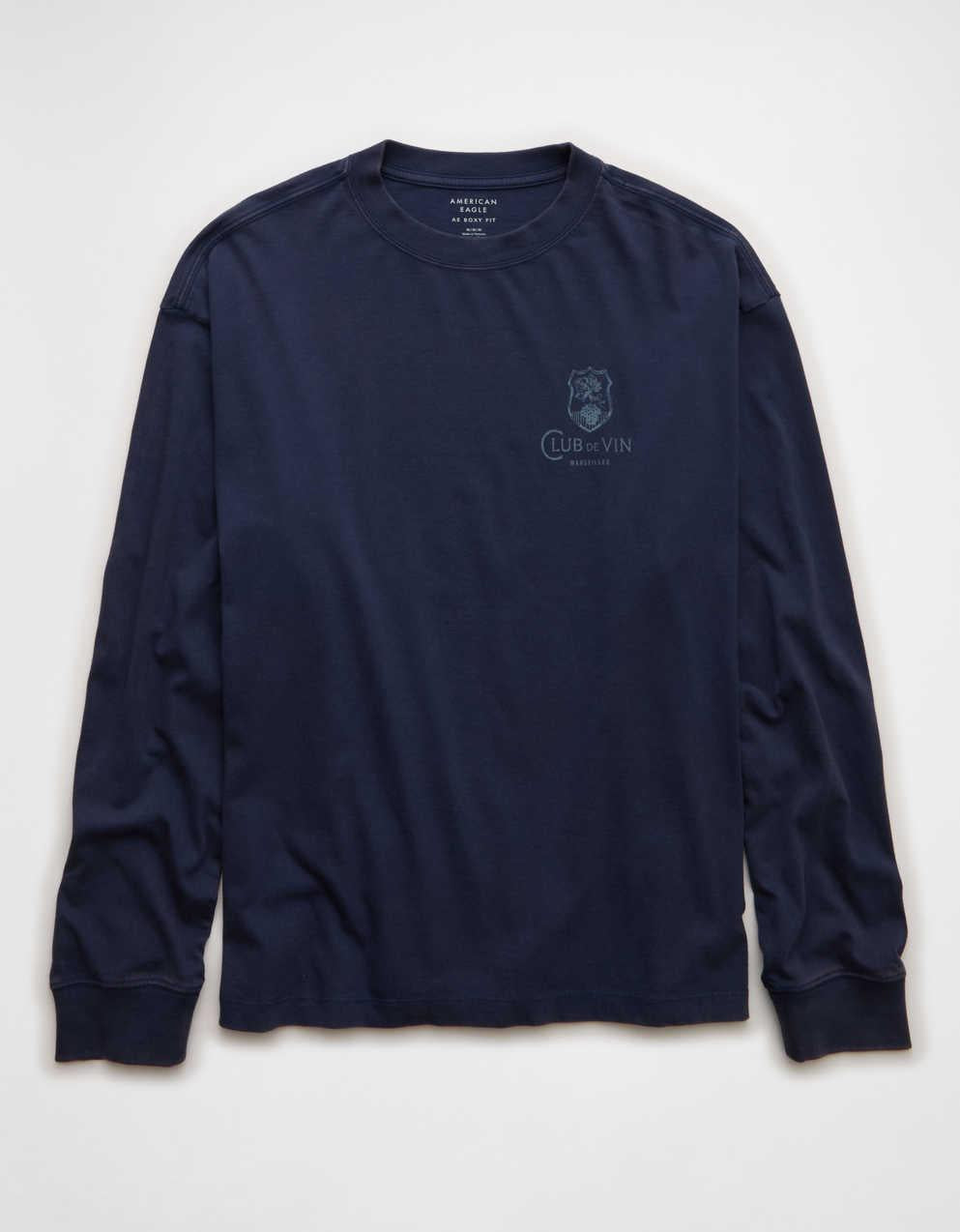 AE Boxy Long Sleeve Graphic T-Shirt
