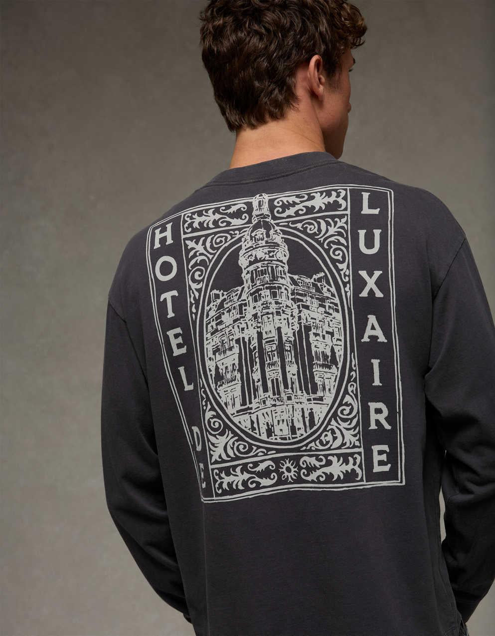 AE Boxy Long Sleeve Graphic T-Shirt