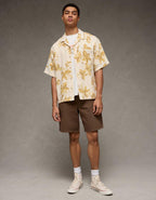 AE Relaxed Fit Short-Sleeve Camp Collar Shirt