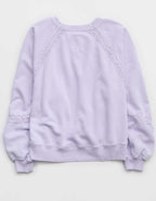 Aerie Hey Crochet Sweatshirt