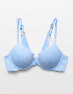 Show Off Rosey Lace Demi Push Up Bra