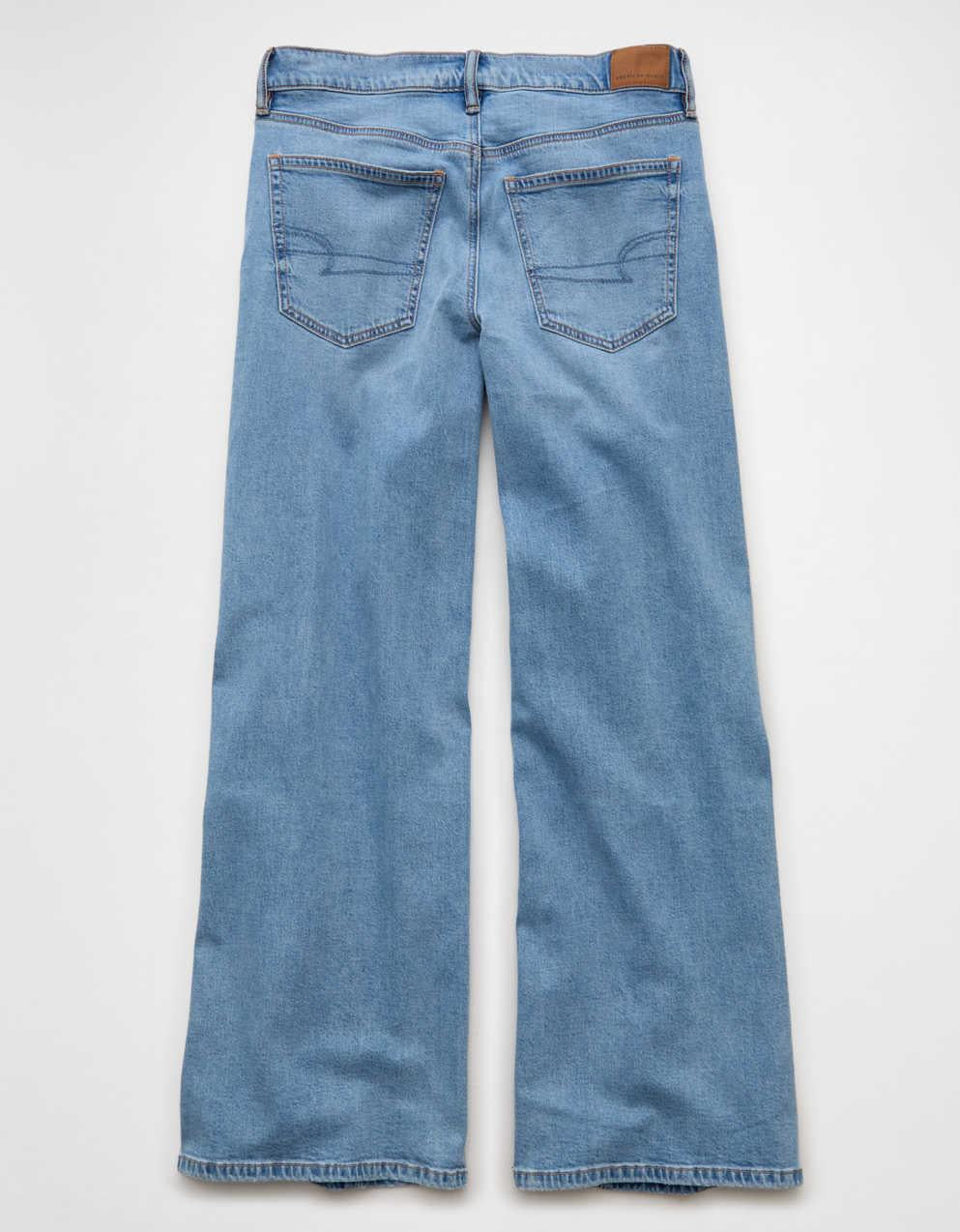 AE Dreamy Drape Stretch Low-Rise Ultra Wide-Leg Jean