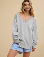 Aerie Downtime V-Neck Sweatshirt